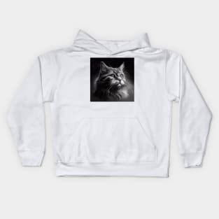 Cat Artwork Kids Hoodie